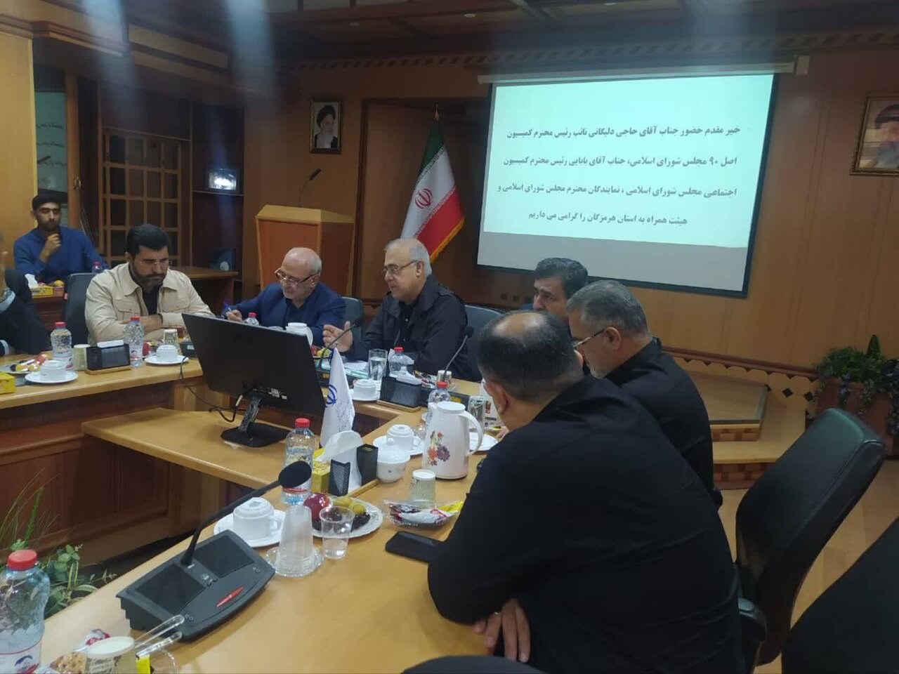 سفر نظارتی کمیسیون اصل نود به هرمزگان جهت ارزیابی خسارات ناشی از جنگ و تسریع در روند بازسازی