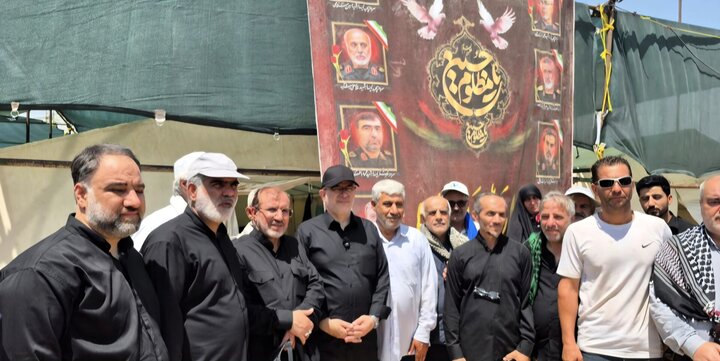 بازدید حدادی از مواکب استان البرز در نجف اشرف و طریق‌الکربلاء