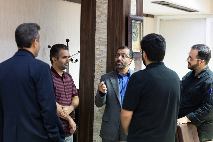 بازدید عباس گودرزی از خبرگزاری تسنیم