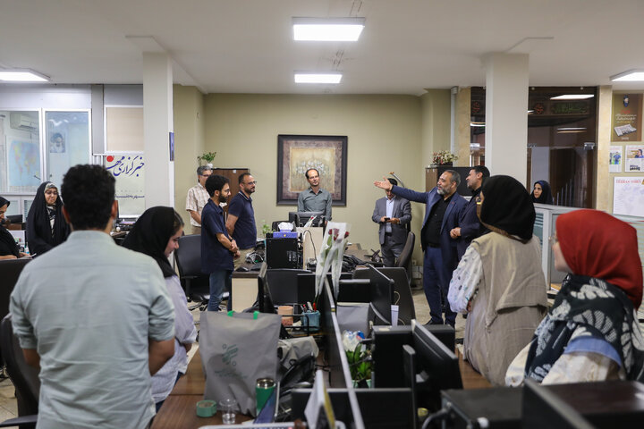 بازدید احمد نادری از خبرگزاری مهر