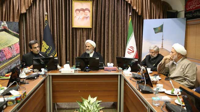 نشست اعضای کمیسیون اصل ۹۰ و فراکسیون زیارت با موضوع پارکینگ حرم رضوی