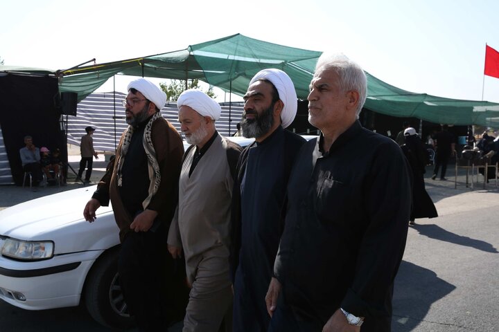حضور اعضای کمیسیون اصل ۹۰ و فراکسیون زیارت در مسیر پیاده‌روی مشهد مقدس