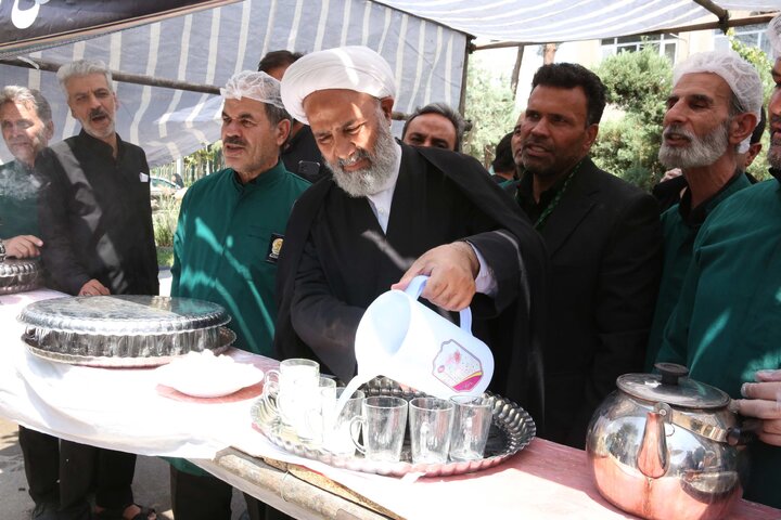 حضور اعضای کمیسیون اصل ۹۰ و فراکسیون زیارت در مسیر پیاده‌روی مشهد مقدس
