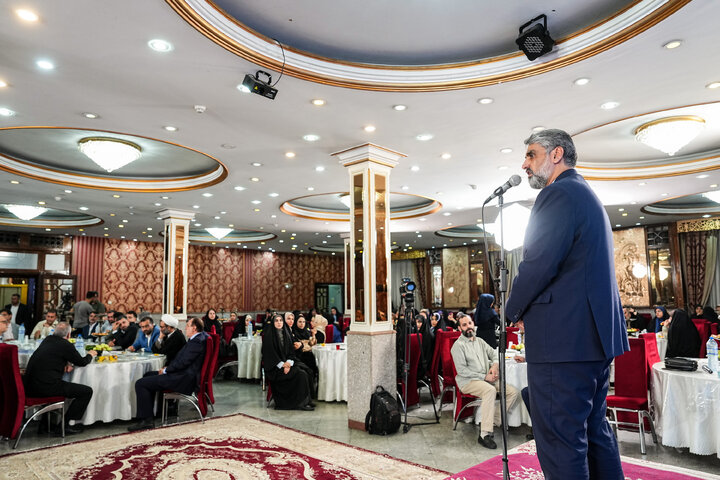 مراسم بزرگداشت روز خبرنگار با حضور دکتر قالیباف و اعضای هیئت رئیسه مجلس