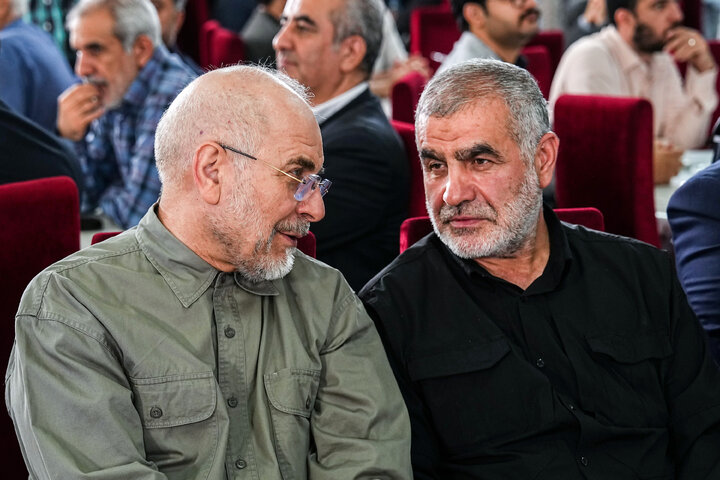 مراسم بزرگداشت روز خبرنگار با حضور دکتر قالیباف و اعضای هیئت رئیسه مجلس