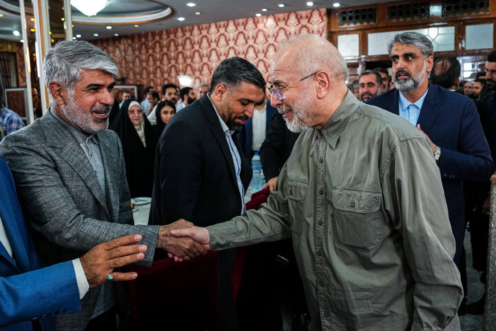 مراسم بزرگداشت روز خبرنگار با حضور دکتر قالیباف و اعضای هیئت رئیسه مجلس