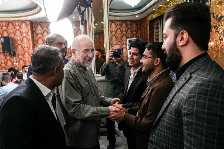 مراسم بزرگداشت روز خبرنگار با حضور دکتر قالیباف و اعضای هیئت رئیسه مجلس
