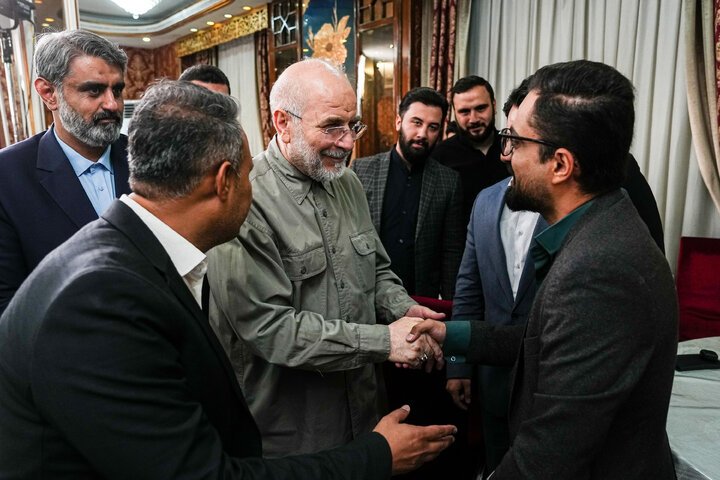مراسم بزرگداشت روز خبرنگار با حضور دکتر قالیباف و اعضای هیئت رئیسه مجلس