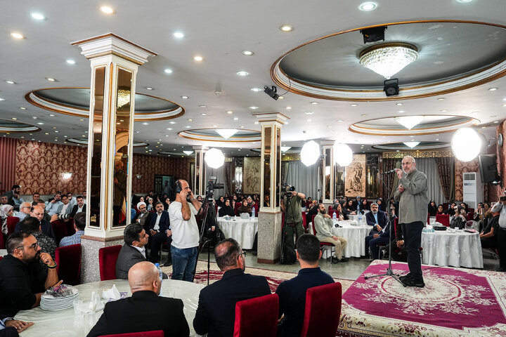 مراسم بزرگداشت روز خبرنگار با حضور دکتر قالیباف و اعضای هیئت رئیسه مجلس