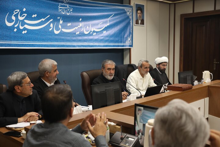 نشست کمیسیون امنیت ملی و سیاست خارجی مجلس با موضوع طرح تنگه هرمز