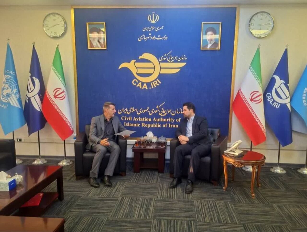دیدار پولادی با رییس سازمان هواپیمایی کشور/ پیگیری توسعه پروازهای نوشهر