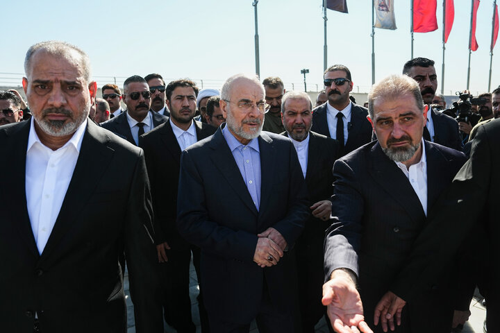 ورود دکتر قالیباف رئیس مجلس به بغداد