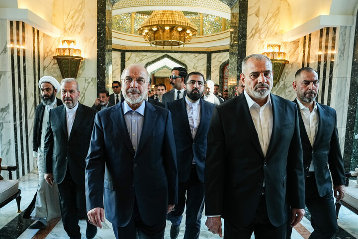 ورود دکتر قالیباف رئیس مجلس به بغداد