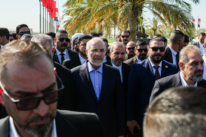 ورود دکتر قالیباف رئیس مجلس به بغداد