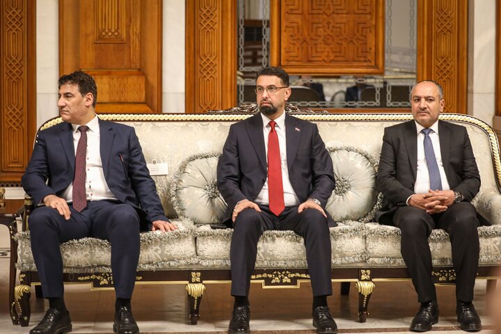 دیدار دکتر قالیباف رئیس مجلس با نزار آمیدی رئیس جمهور عراق
