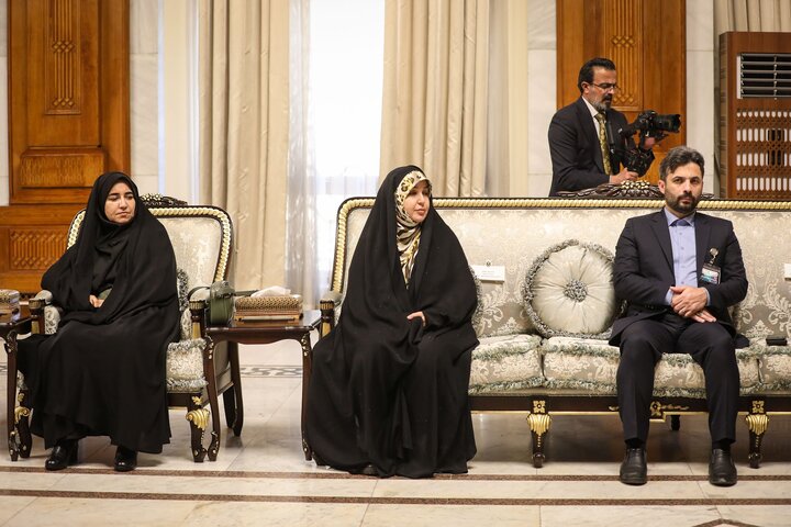 دیدار دکتر قالیباف رئیس مجلس با نزار آمیدی رئیس جمهور عراق