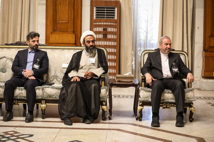 دیدار دکتر قالیباف رئیس مجلس با نزار آمیدی رئیس جمهور عراق