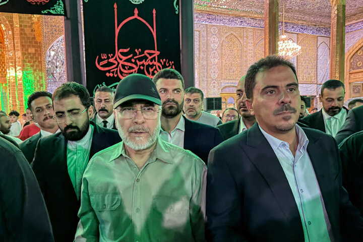 زیارت حرم امام موسی کاظم(ع) و امام جواد(ع) در کاظمین توسط دکتر قالیباف