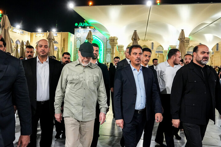 زیارت حرم امام موسی کاظم(ع) و امام جواد(ع) در کاظمین توسط دکتر قالیباف