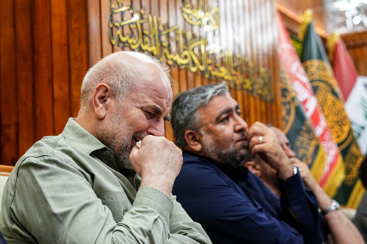 زیارت حرم امام موسی کاظم(ع) و امام جواد(ع) در کاظمین توسط دکتر قالیباف