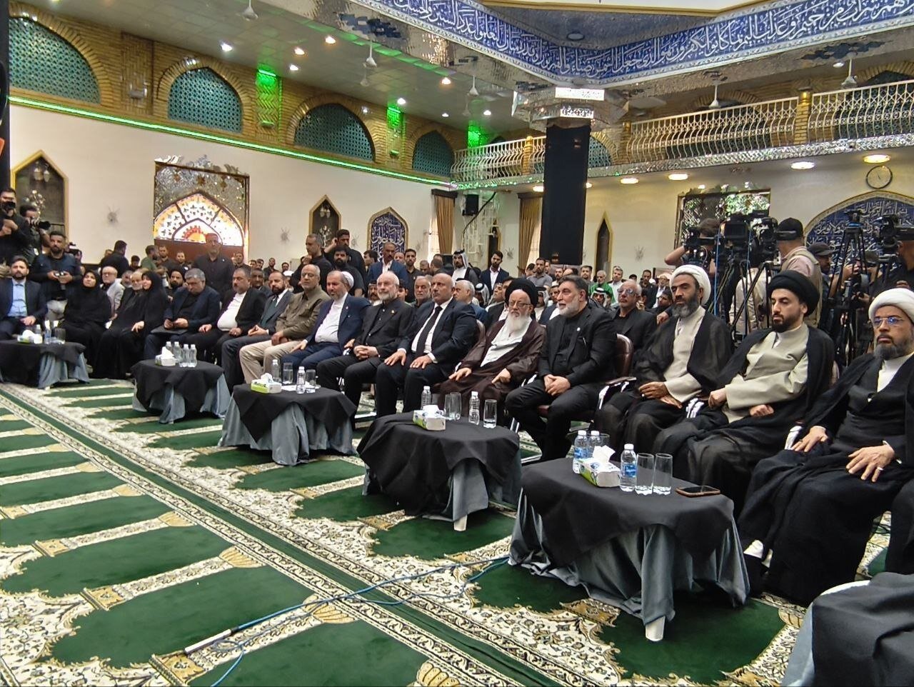آغاز مراسم اربعین تدفین پیکر رهبر شهید در کربلا با حضور دکتر قالیباف