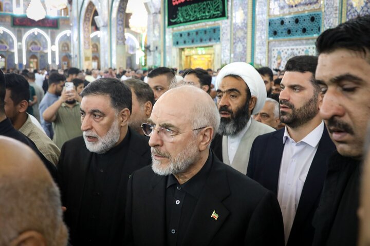 تشرف هیأت پارلمانی ایران به حرم امام حسین(ع)