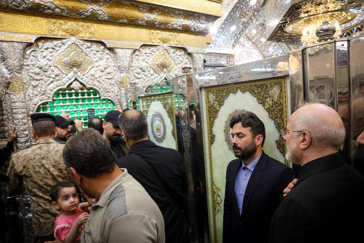 تشرف هیأت پارلمانی ایران به حرم امام حسین(ع)