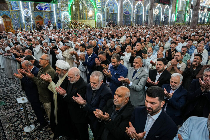 زیارت حرم امام حسین(ع) توسط دکتر قالیباف - کربلای معلی