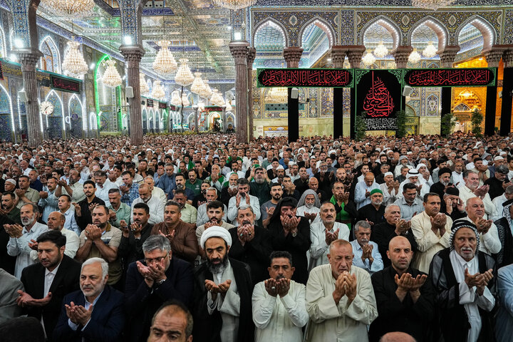زیارت حرم امام حسین(ع) توسط دکتر قالیباف - کربلای معلی