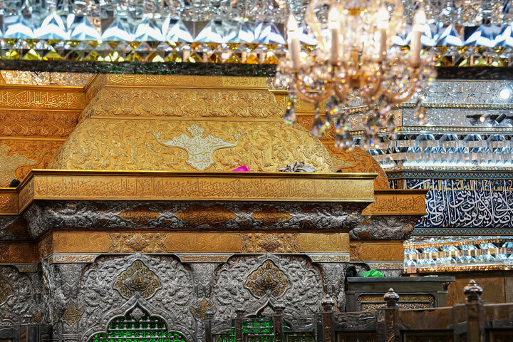 زیارت حرم امام حسین(ع) توسط دکتر قالیباف - کربلای معلی