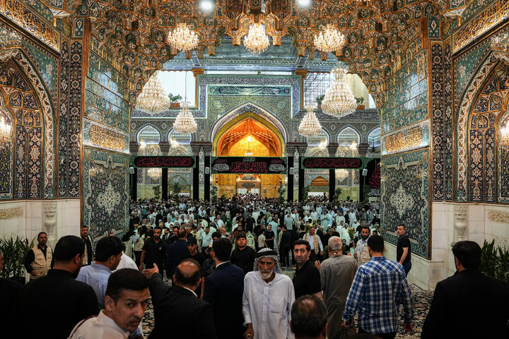 زیارت حرم امام حسین(ع) توسط دکتر قالیباف - کربلای معلی
