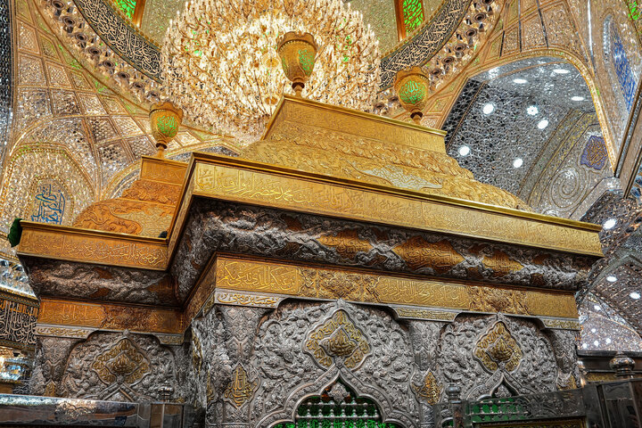 زیارت حرم امام حسین(ع) توسط دکتر قالیباف - کربلای معلی
