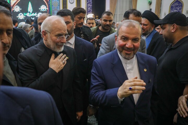 مراسم چهلمین روز تدفین رهبر شهید انقلاب با حضور دکتر قالیباف