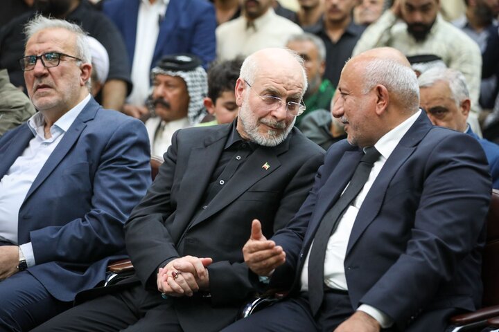 مراسم چهلمین روز تدفین رهبر شهید انقلاب با حضور دکتر قالیباف