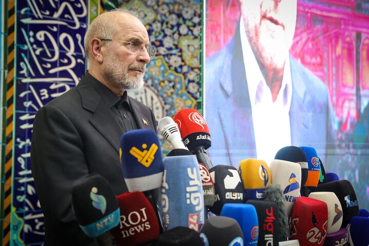 مراسم چهلمین روز تدفین رهبر شهید انقلاب با حضور دکتر قالیباف