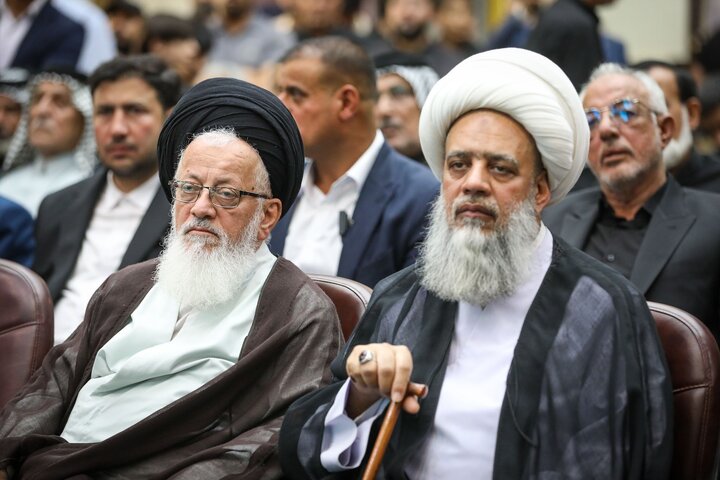 مراسم چهلمین روز تدفین رهبر شهید انقلاب با حضور دکتر قالیباف