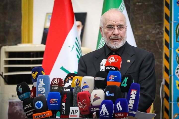 مراسم چهلمین روز تدفین رهبر شهید انقلاب با حضور دکتر قالیباف