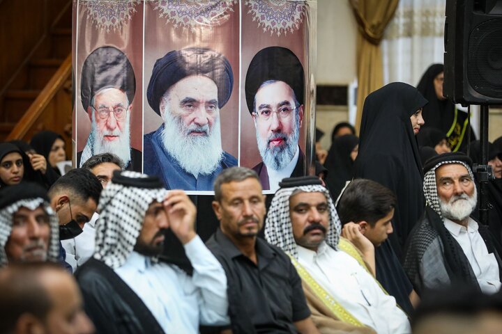 مراسم چهلمین روز تدفین رهبر شهید انقلاب با حضور دکتر قالیباف