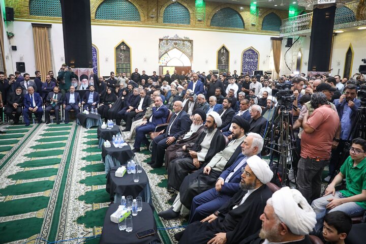 مراسم چهلمین روز تدفین رهبر شهید انقلاب با حضور دکتر قالیباف
