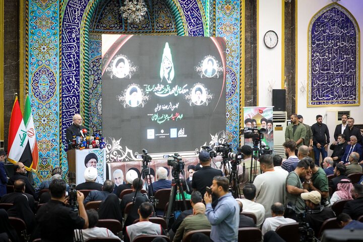 مراسم چهلمین روز تدفین رهبر شهید انقلاب با حضور دکتر قالیباف