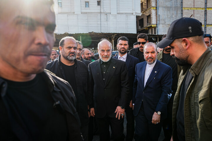 مراسم چهلمین روز تدفین آقای شهید ایران با حضور دکتر قالیباف - کربلا