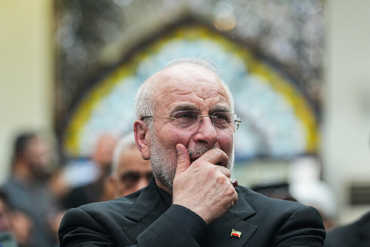 مراسم چهلمین روز تدفین آقای شهید ایران با حضور دکتر قالیباف - کربلا