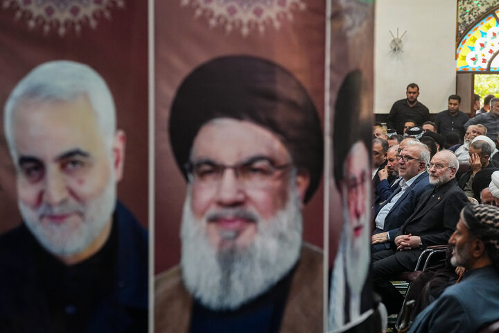 مراسم چهلمین روز تدفین آقای شهید ایران با حضور دکتر قالیباف - کربلا