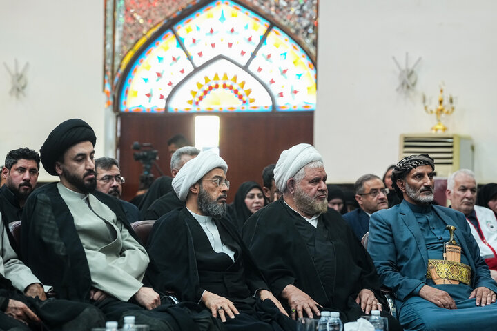 مراسم چهلمین روز تدفین آقای شهید ایران با حضور دکتر قالیباف - کربلا