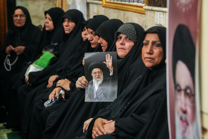 مراسم چهلمین روز تدفین آقای شهید ایران با حضور دکتر قالیباف - کربلا