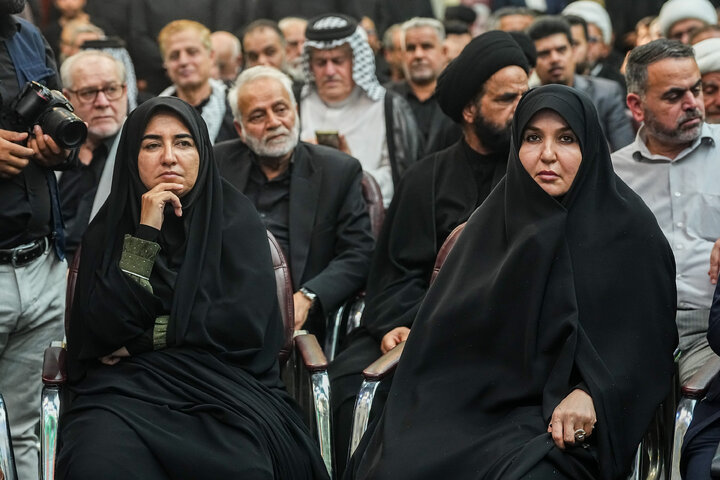 مراسم چهلمین روز تدفین آقای شهید ایران با حضور دکتر قالیباف - کربلا