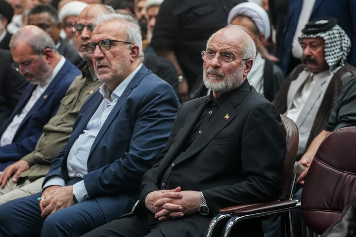 مراسم چهلمین روز تدفین آقای شهید ایران با حضور دکتر قالیباف - کربلا