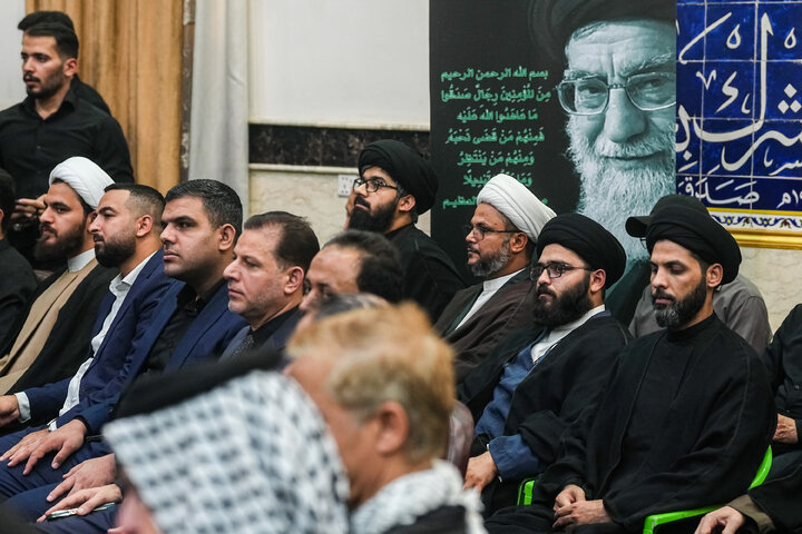 مراسم چهلمین روز تدفین آقای شهید ایران با حضور دکتر قالیباف - کربلا