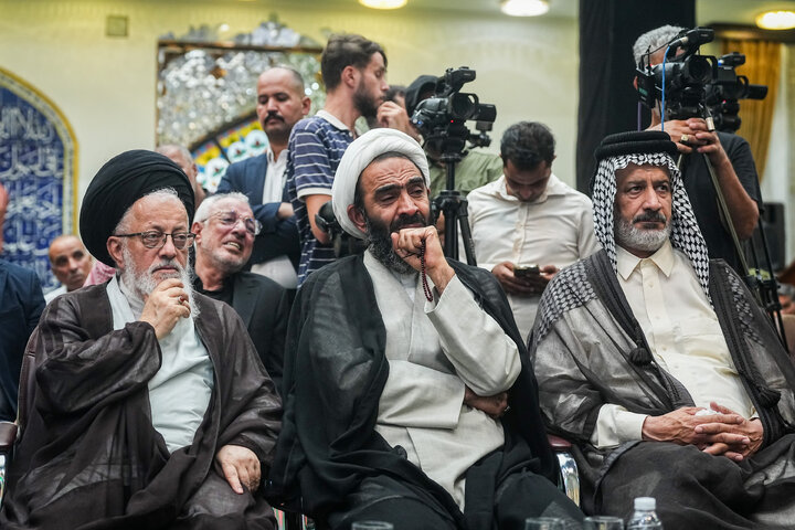 مراسم چهلمین روز تدفین آقای شهید ایران با حضور دکتر قالیباف - کربلا