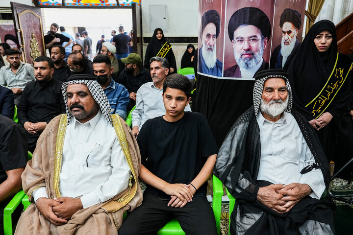 مراسم چهلمین روز تدفین آقای شهید ایران با حضور دکتر قالیباف - کربلا
